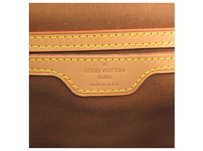 Mochila Louis Vuitton Montsouris GM Monogram Castaño - vista 9