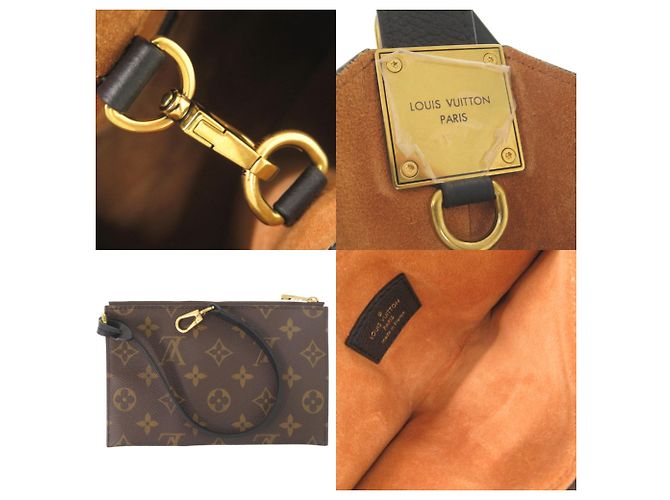 Sac à main Louis Vuitton Low Key Hobo MM Marron Noir - vue 8