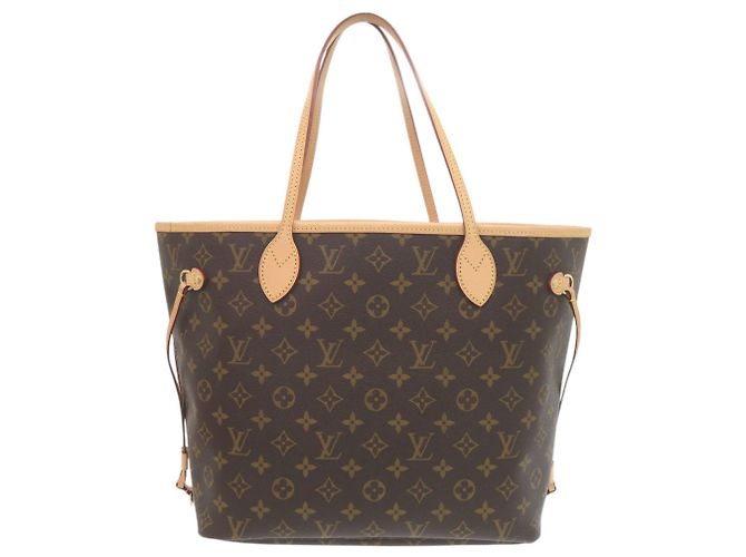 Sac cabas Louis Vuitton Neverfull MM Monogram en Cerise Fuschia - vue 2