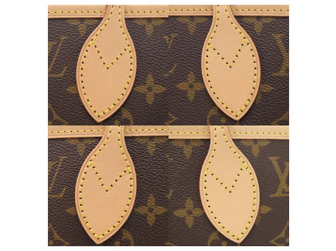 Sac cabas Louis Vuitton Neverfull MM Monogram en Cerise Fuschia - vue 8
