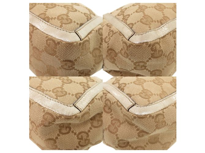 Gucci Abbey GG Canvas Schultertasche Beige Golden - Ansicht 4