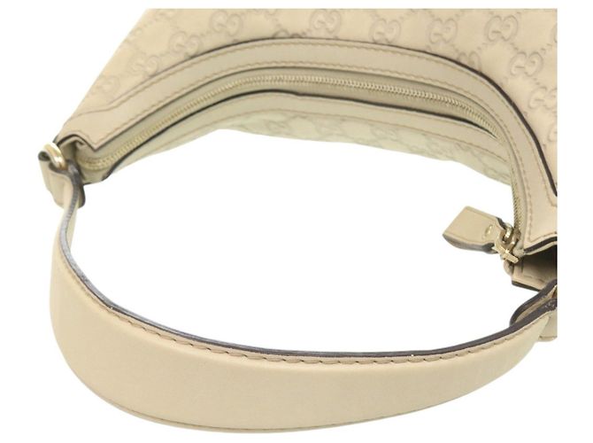 Borsa a spalla singola Gucci in pelle avorio Crudo - vista 6