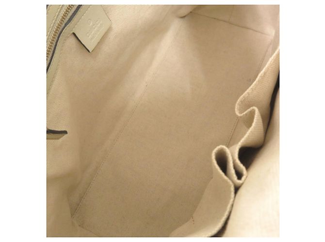 Borsa a spalla singola Gucci in pelle avorio Crudo - vista 7