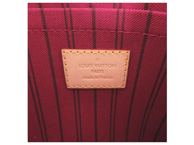 Bolsa Louis Vuitton Neverfull Fuschia Monograma - vista 6