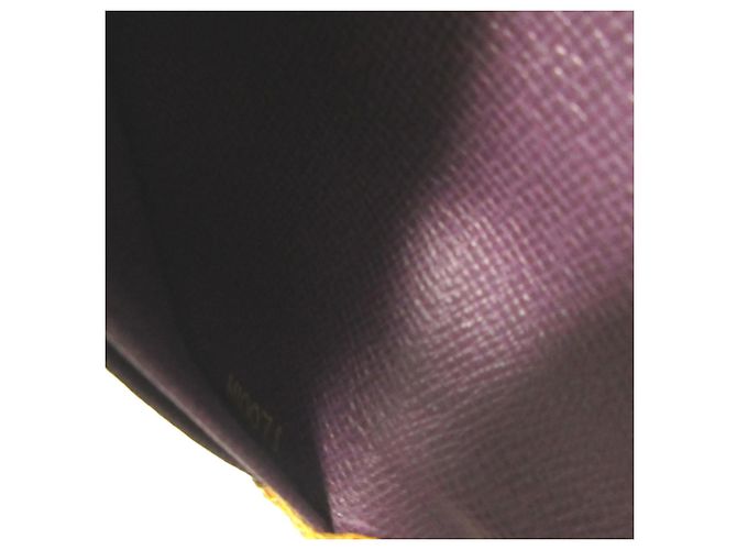 Portafoglio lungo bi-fold in pelle Epi Louis Vuitton Giallo - vista 5