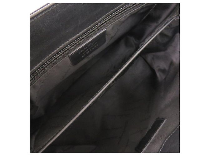 Borsa Salvatore Ferragamo Gancini in tela e pelle Nero - vista 5