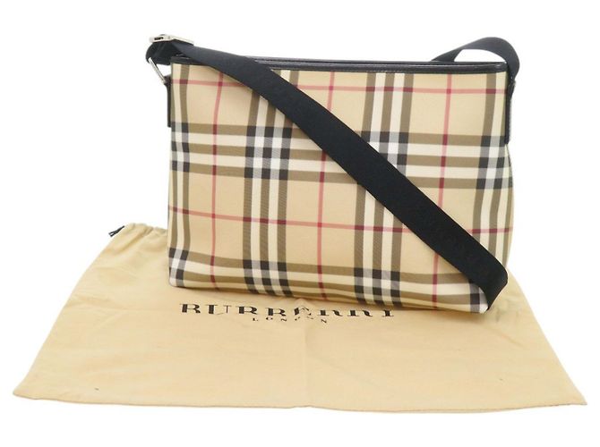 Bolso de hombro Burberry Nova Check Beige - vista 2