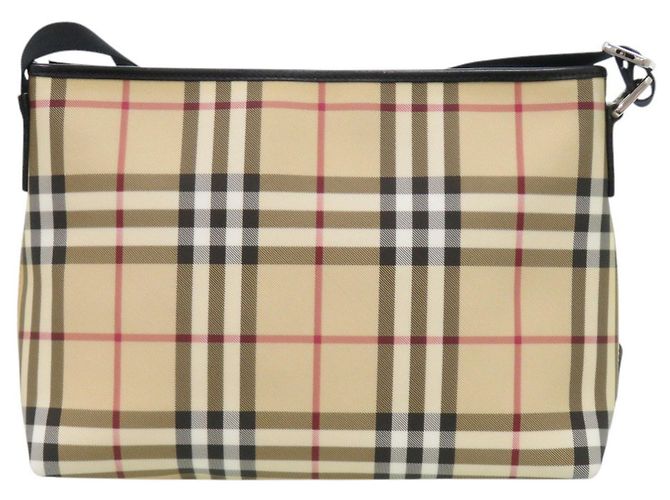 Bolso de hombro Burberry Nova Check Beige - vista 3