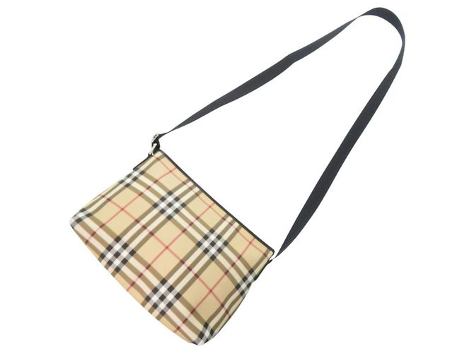 Bolso de hombro Burberry Nova Check Beige - vista 8