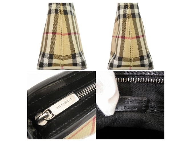 Bolso de hombro Burberry Nova Check Beige - vista 9