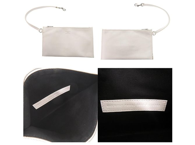 Everyday Balenciaga Duty Free Medium White Tote Bag Weiß - Ansicht 8