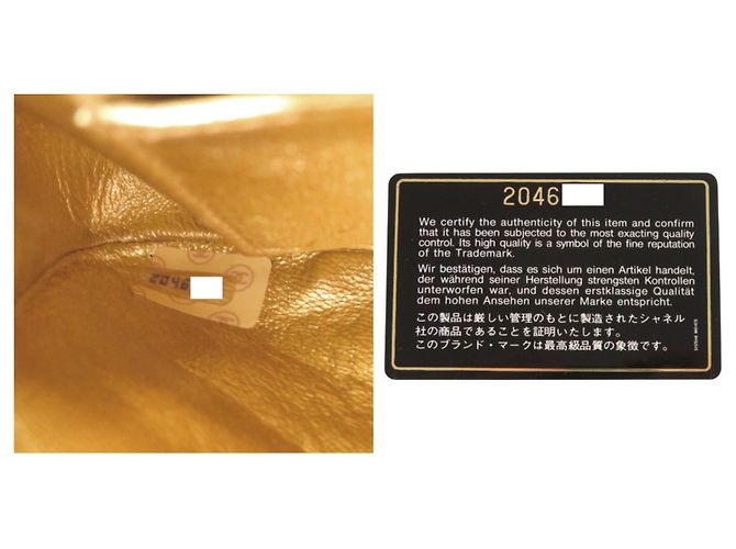 Chanel Coco Mark Lammleder Kettentasche mit goldfarbenen Hardware Golden - Ansicht 10