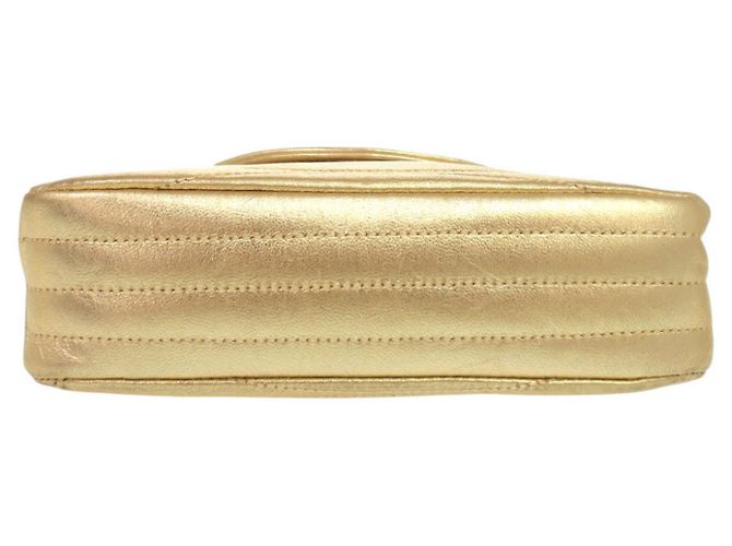 Chanel Coco Mark Lammleder Kettentasche mit goldfarbenen Hardware Golden - Ansicht 3