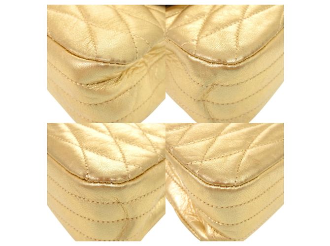 Chanel Coco Mark Lammleder Kettentasche mit goldfarbenen Hardware Golden - Ansicht 4