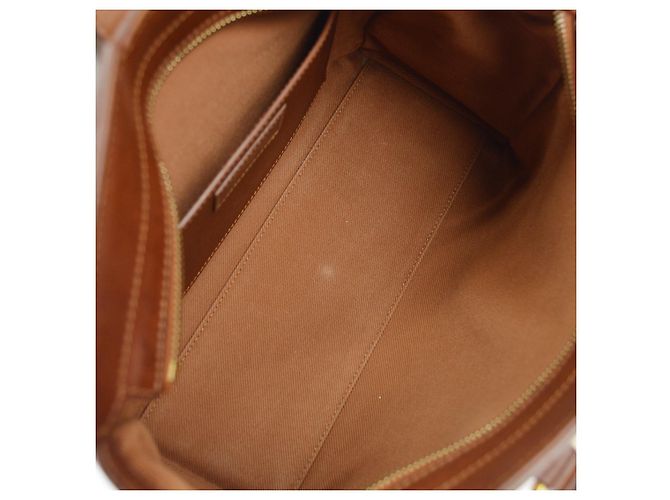 Autre Marque Saint Laurent Monogram Cabas Downtown Straw Baby Beige - vista 3