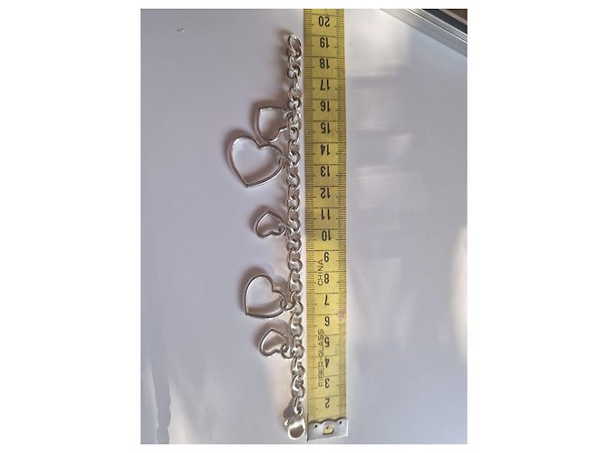 Tiffany & Co. Sterling Silber Herzarmband - Ansicht 7