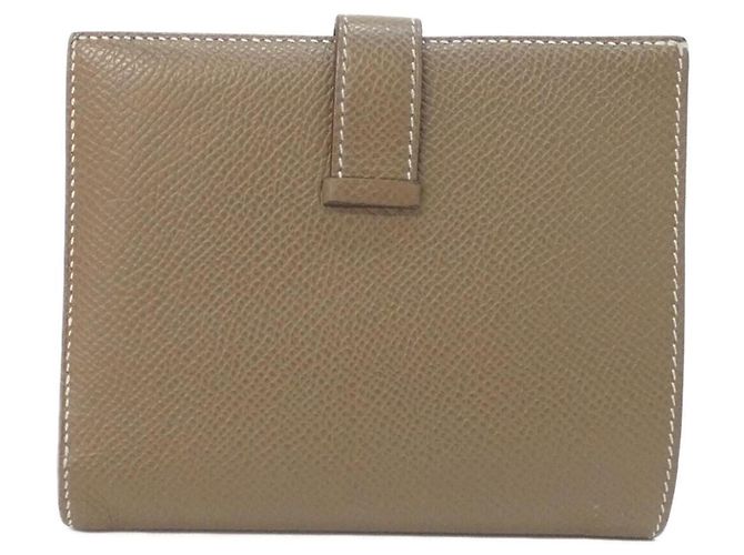 Hermès Hermes Bearn Compact Bill Wallet Taupe - view 2