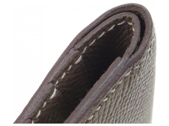 Hermès Hermes Bearn Compact Bill Wallet Taupe - view 4