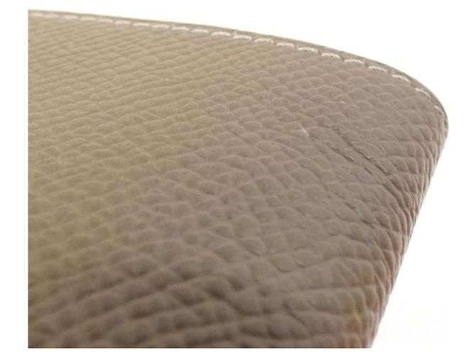 Hermès Hermes Bearn Compact Bill Wallet Taupe - view 5