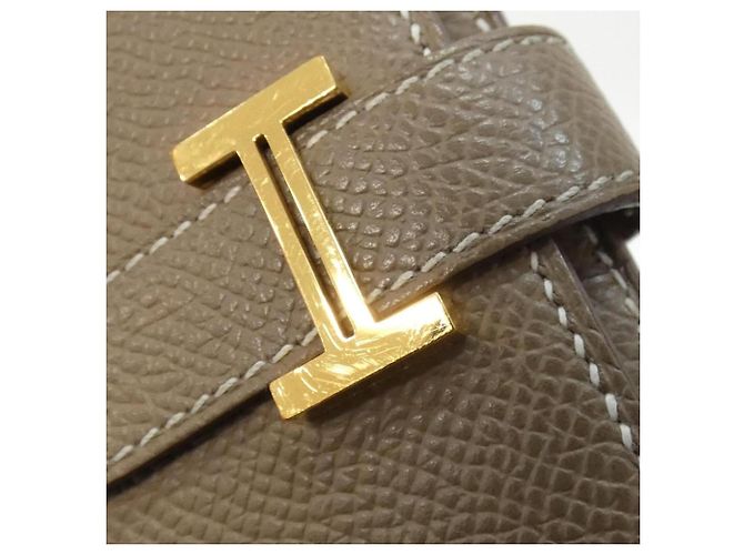 Hermès Hermes Bearn Compact Bill Wallet Taupe - view 6