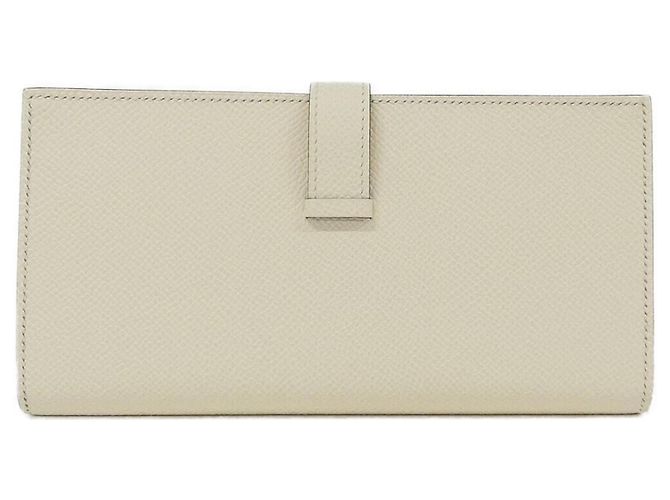 Hermès Hermes Bearn Soufflé Verso Geldbörse Golden - Ansicht 2