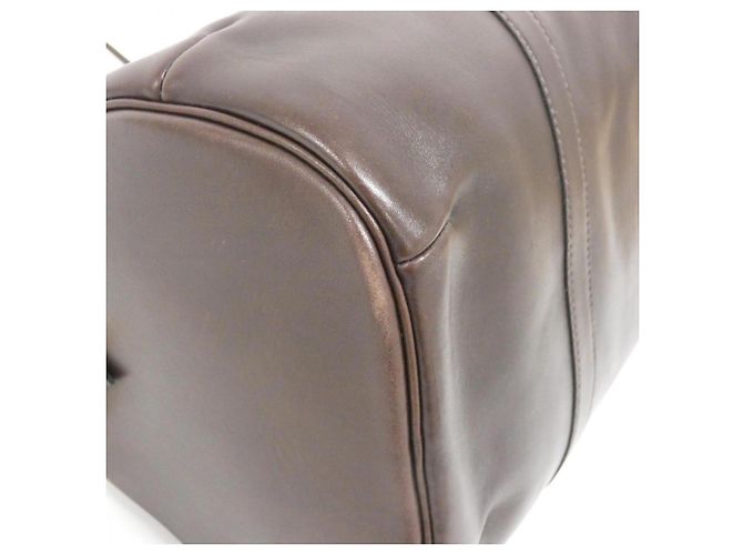 Hermès Bolso Hermes Polochon 1925 Castaño - vista 2