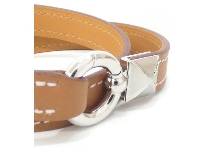 Hermès Bracciale Hermes Medor XO Marrone - vista 3