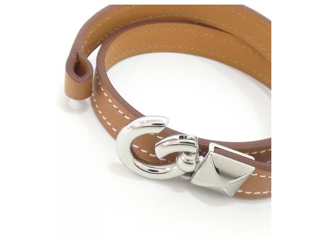 Hermès Bracciale Hermes Medor XO Marrone - vista 4