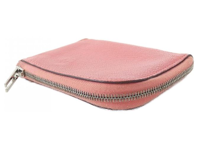 Hermès Hermes Pink Chevre Leather Business Card Case - view 2