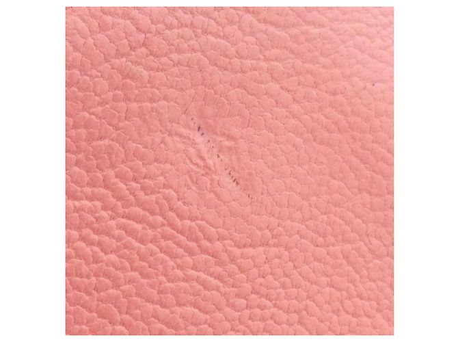 Hermès Hermes Pink Chevre Leather Business Card Case - view 3