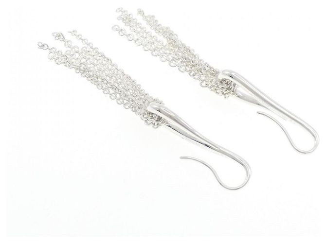 Hermès Brincos de gota Hermes Ricole Silver Prata - vista 3