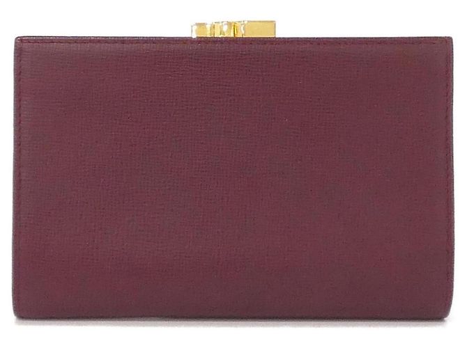 Portafoglio Tri-Fold Cartier in vitello rosso - vista 2