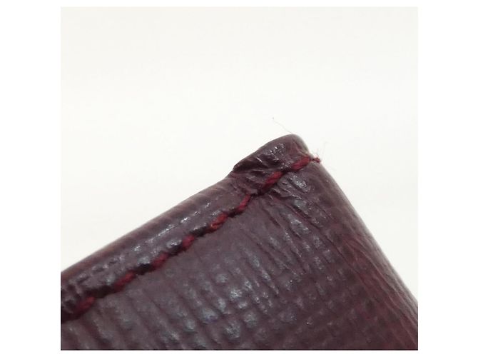 Portafoglio Tri-Fold Cartier in vitello rosso - vista 3