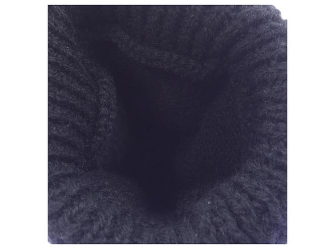 Guantes cálidos de cachemira negra Chanel Negro - vista 5