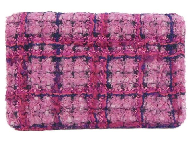 Cartera con cadena Chanel AP0250 Negro Rosa Azul marino - vista 2