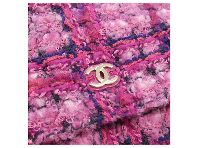 Cartera con cadena Chanel AP0250 Negro Rosa Azul marino - vista 5