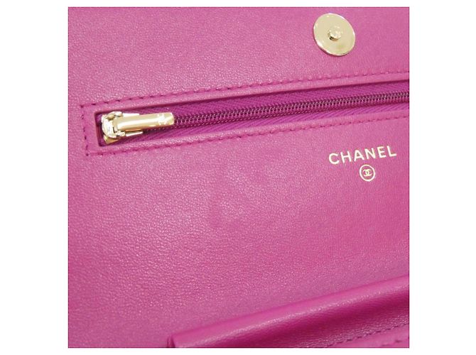 Cartera con cadena Chanel AP0250 Negro Rosa Azul marino - vista 8