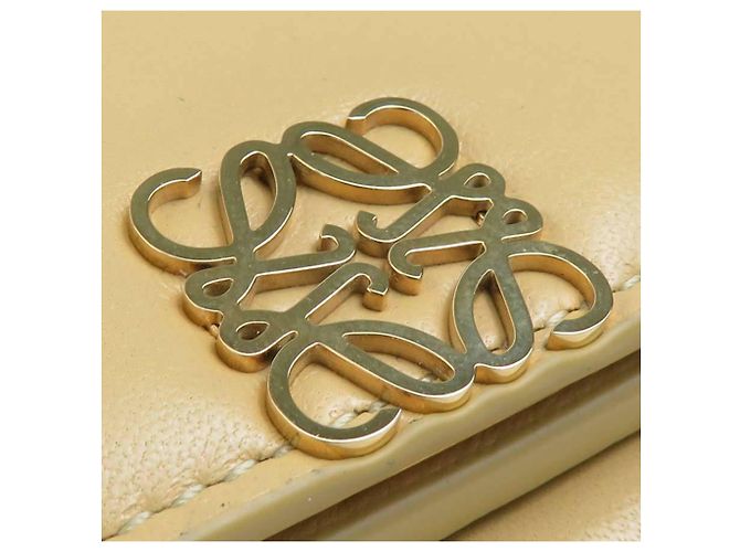 Loewe Tri-fold Wallet Beige Yellow - view 10