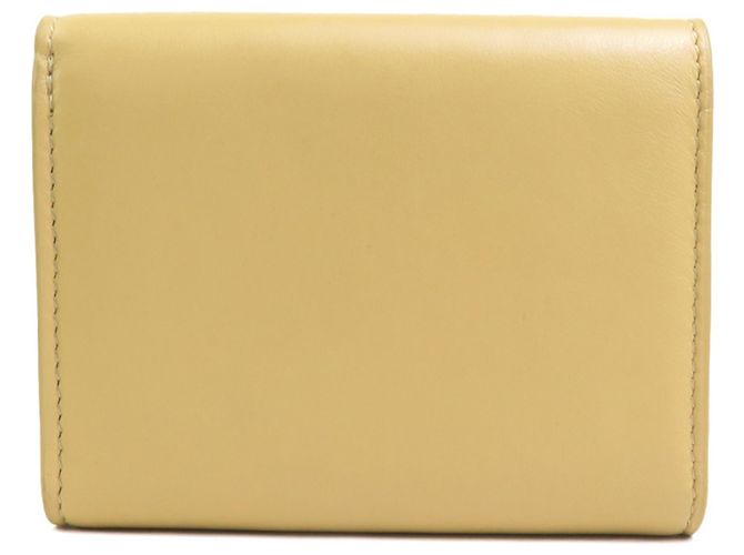 Loewe Tri-fold Wallet Beige Yellow - view 3