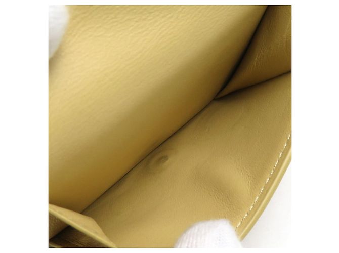 Loewe Tri-fold Wallet Beige Yellow - view 7