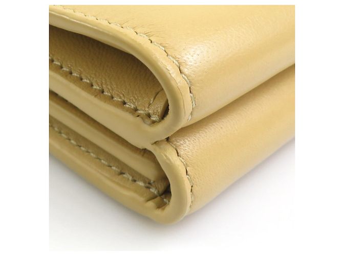 Loewe Tri-fold Wallet Beige Yellow - view 9