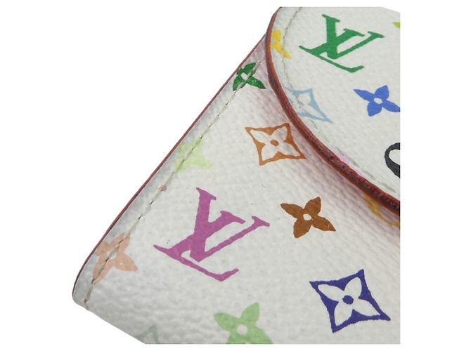 Louis Vuitton Monogram Multicolore Card Case White Multiple colors - view 10