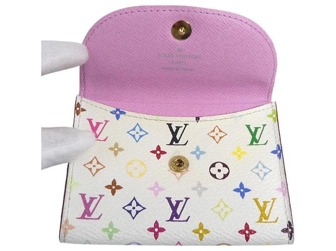 Louis Vuitton Monogram Multicolore Card Case White Multiple colors - view 5