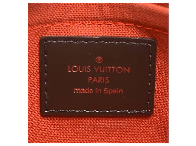 Bolsa de mão Louis Vuitton Damier Rivera Mini Marrom Damier ebene - vista 12