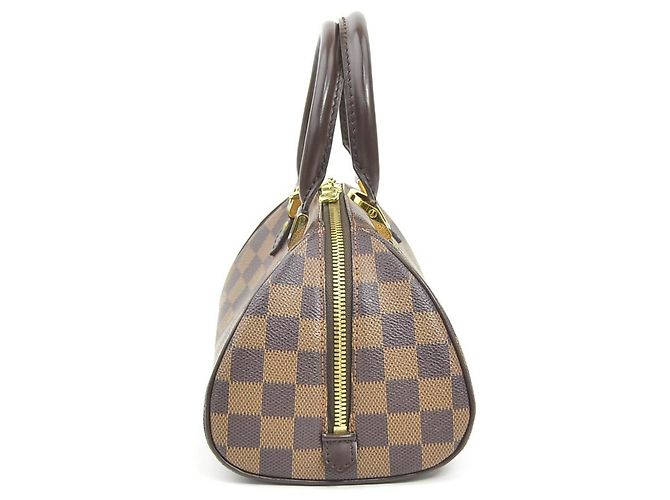 Bolsa de mão Louis Vuitton Damier Rivera Mini Marrom Damier ebene - vista 2