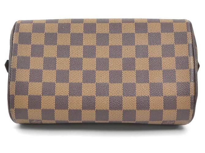 Bolsa de mão Louis Vuitton Damier Rivera Mini Marrom Damier ebene - vista 4