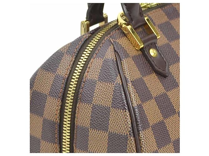 Bolsa de mão Louis Vuitton Damier Rivera Mini Marrom Damier ebene - vista 6