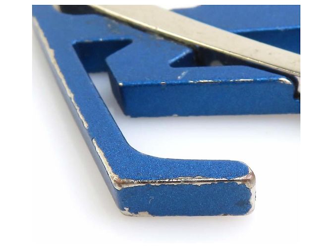 Pingente de bolsa Louis Vuitton em azul e prata - vista 7