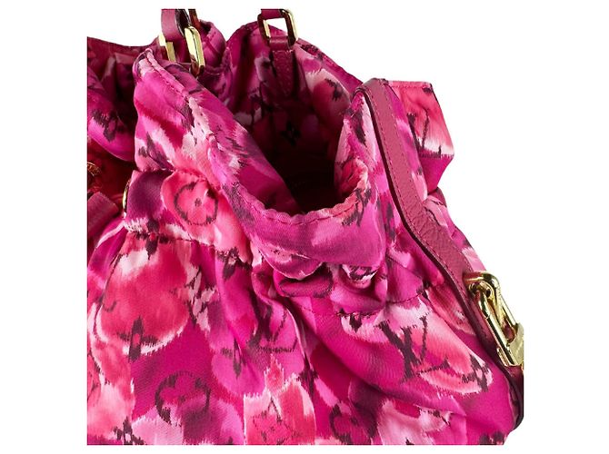 Louis Vuitton Ikat Flower Noeful MM Schultertasche Pink - Ansicht 6