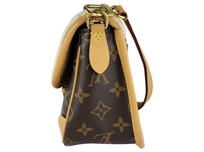 Louis Vuitton Schultertasche Cozygram Diane NM PM Braun Roh Monogramm - Ansicht 2